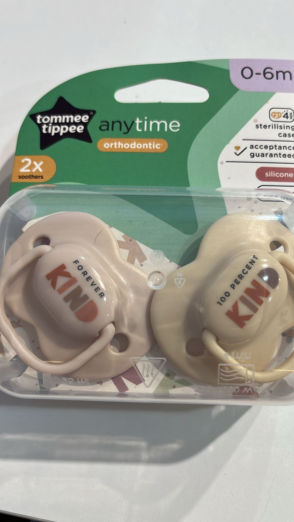 הכי טבעי מוצצים סיליקון 0-6-בז