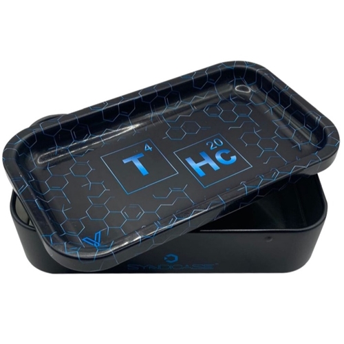 מיני מגש + קופסת אחסון THC – Syndicase 2.0
