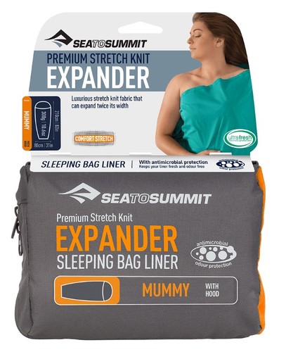 ליינר קייצי Expander Liner With Hood - Mummy - Sea Foam