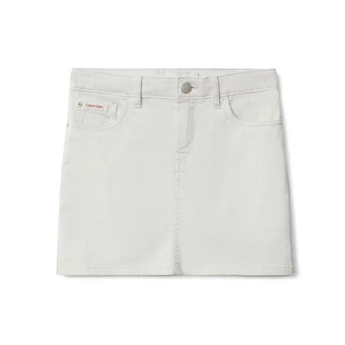חצאית CALVIN KLEIN מידות 4-16 לילדים בגוון לבן