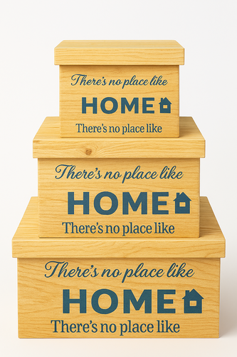 שלושיית ארגזים עם מכסה  home