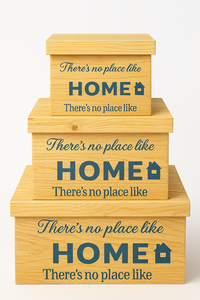 שלושיית ארגזים עם מכסה  home