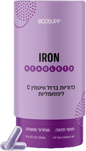 כדוריות ברזל ליפוזומליות 60 כמוסות - אק