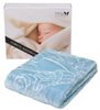 שמיכת תינוק קטיפתית גדולה לעונת המעבר והחורף 140*110 ס"מ - תכלת