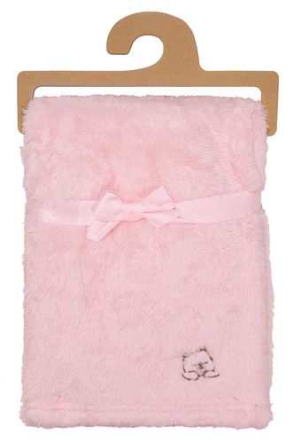 שמיכת תינוק פרוותית קורל 75 על 100 ס