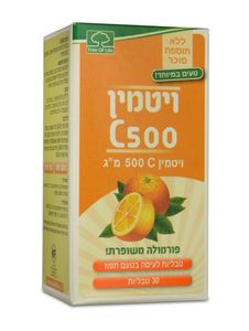 Tree Of Life - ויטמין C500 טבליות