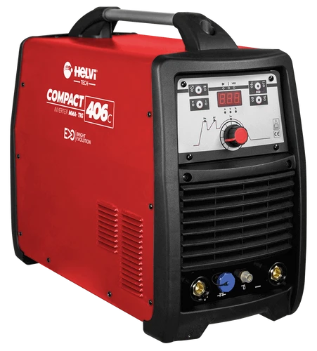רתכת אלקטרונית MMA+TIG 400A - HELVI COMPACT 406C  תלת פאזי 1095290