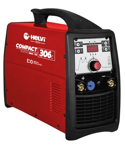 רתכת TIG אינוורטר 300A קירור אויר -1095431 ללא עגלה HELVI Compact 306HF