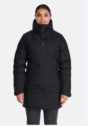 מעיל פוך נשים Valiance Waterproof Down Parka  שחור - Rab