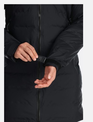 מעיל פוך נשים Valiance Waterproof Down Parka  שחור - Rab