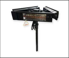 פטריית חימום חשמלית עומדת 3000W דגם MORAN – חימום עוצמתי בעיצוב אלגנטי