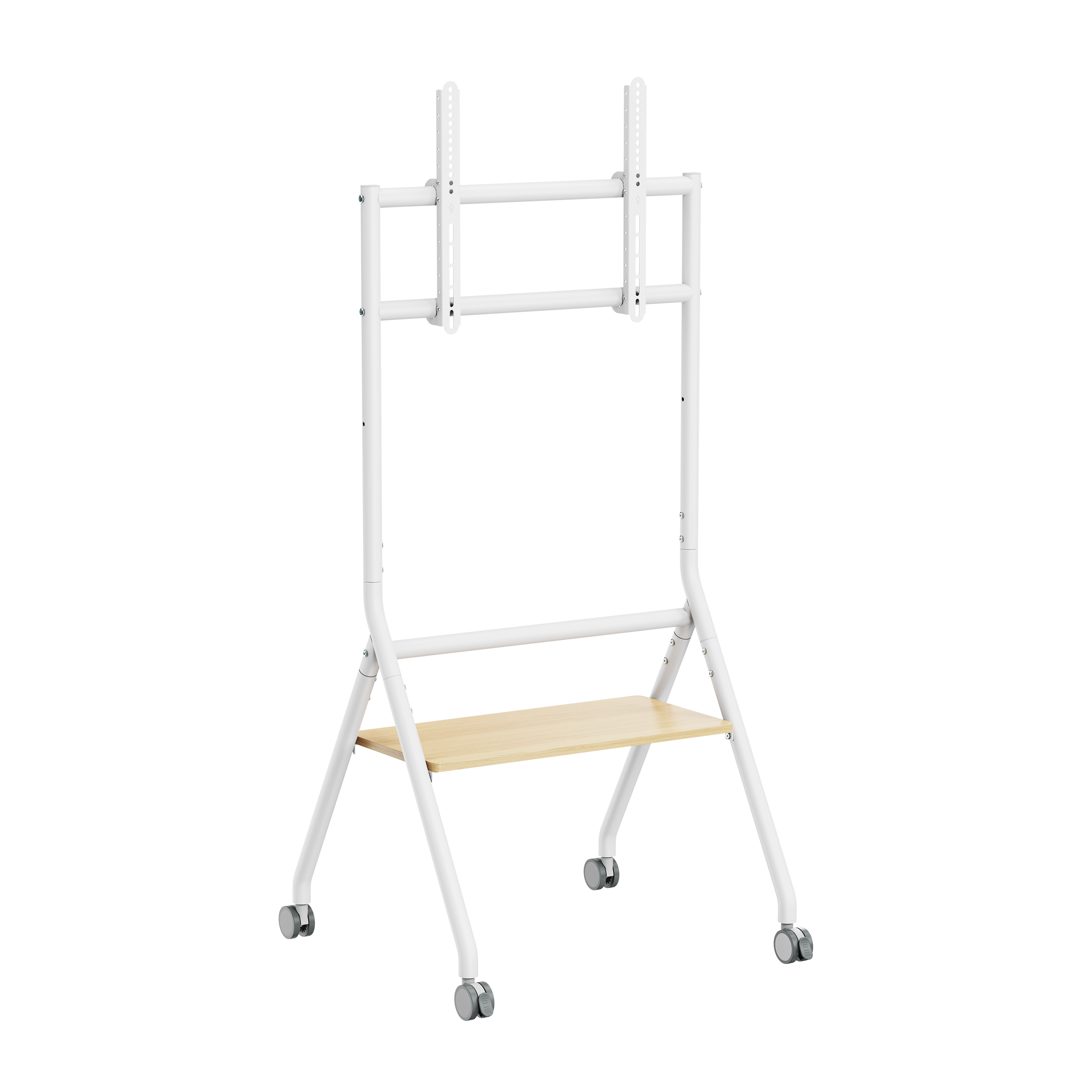 מעמד רצפתי סטנד נייד חצובה מעוצב וגלגלים למסכים  "37-"86 עד משקל 80 ק