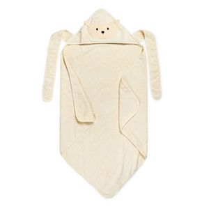 מגבת לתינוק עם רצועות קשירה וכובע 100% כותנה מסדרת