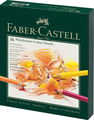 סט 36 עפרונות פוליכרומוס קופסת סטדיו Faber Castell