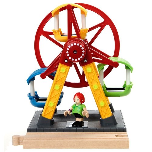 גלגל ענק מאיר ודמות משחק