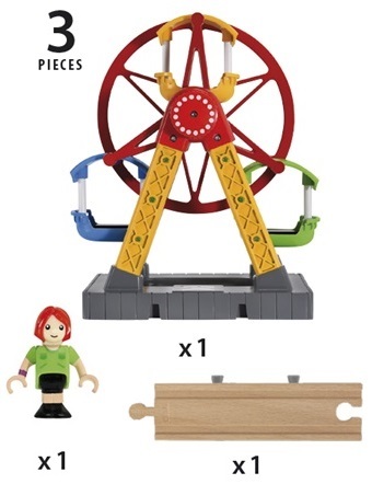 גלגל ענק מאיר ודמות משחק