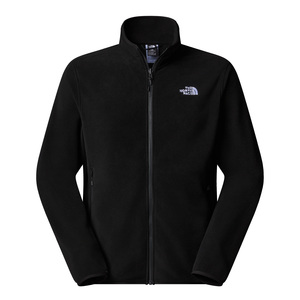 פליז Glacier Jacket לגברים צבע שחור רוכסן מלא