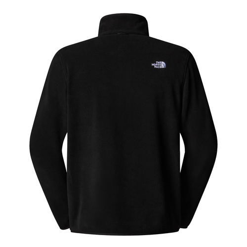 פליז Glacier Jacket לגברים צבע שחור רוכסן מלא