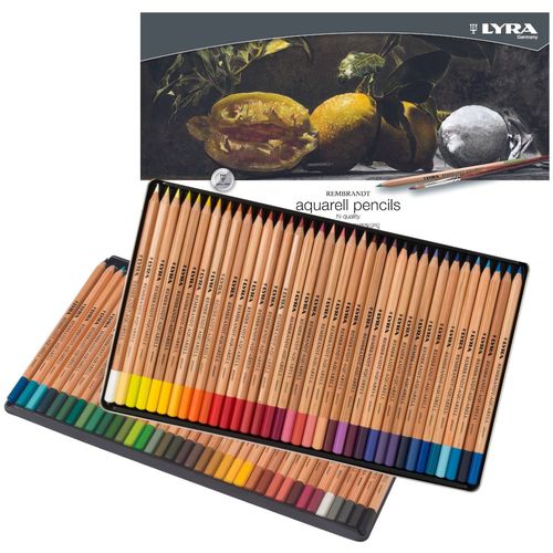 סט 72 עפרונות צבעוניים אקוורל LYRA REMBRANDT