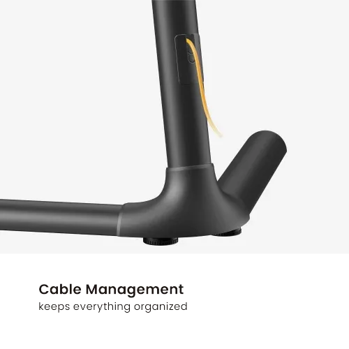 מעמד רצפתי לטלוויזיה ליניארי מסתובב מודרני עם בסיס V סטנד למסכים 