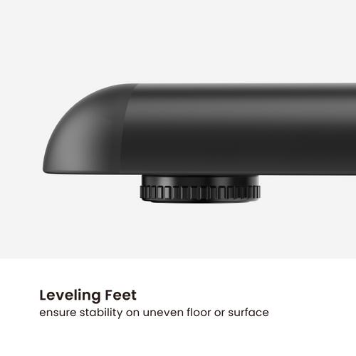 מעמד רצפתי לטלוויזיה ליניארי מסתובב מודרני עם בסיס V סטנד למסכים 