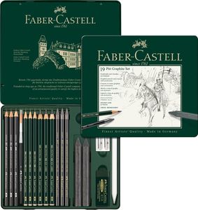סט 19 גרפיט פיט FABER CASTELL Pitt Graphute Set