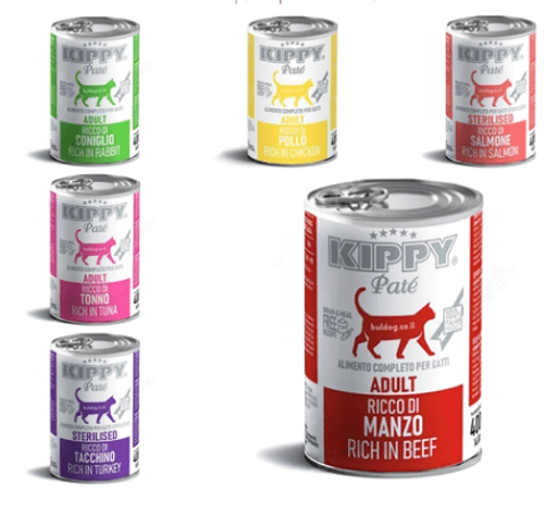 קיפי פטה לחתולים 400 גרם – מארז 12 יחידות KIPPY | מולי חיות מחמד