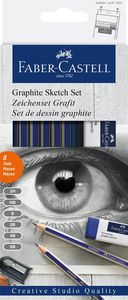 סט 8 לסקיצות גולדפאבר גרפיט FABER CASTELL Goldfaber Sketch set