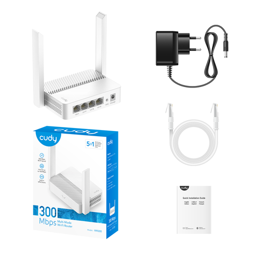 ראוטר Cudy WR300 WiFi Router 300Mbps