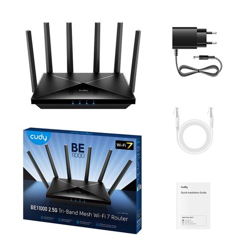 ראוטר CUDY BE6500 2.5G Wi-Fi 7 