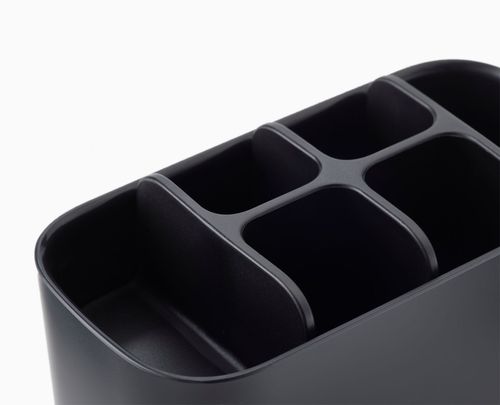 ארגונית למברשות ומשחת שיניים EasyStore L - שחור