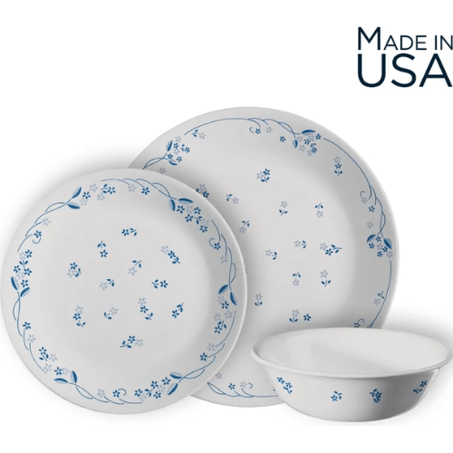 סט 18 חלקים עגול קורנינג Corning CORELLE® - Provincial Blue