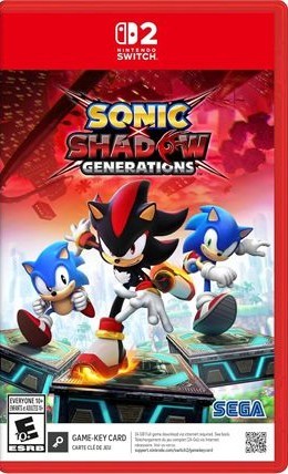 משחק לנינטנדו סוויץ 2 – סוניק ושאדו – ג'נריישנס Sonic X Shadow Generations Nintendo Switch 2