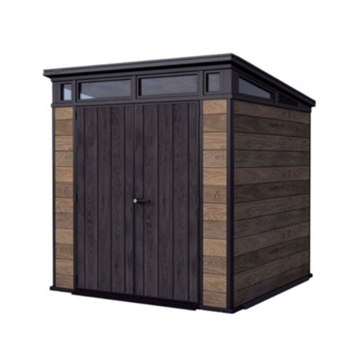מחסן גינה דקו פנט 77 Deco Pent Ashwood