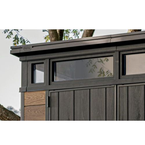 מחסן גינה דקו פנט 77 Deco Pent Ashwood