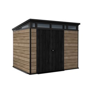 מחסן גינה DECO PENT 9*7- Ashwood