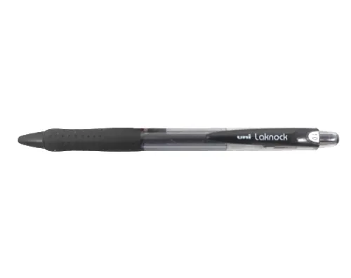 עט קריסטל כדורי UNI Laknock 1.0 - שחור