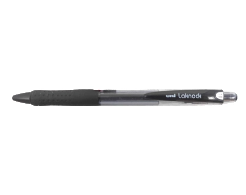 עט קריסטל כדורי UNI Laknock 1.0 - שחור