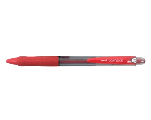 עט קריסטל כדורי UNI Laknock 1.0 - אדום