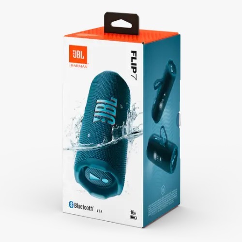 רמקול JBL FLIP 7 - כחול אחריות מודן
