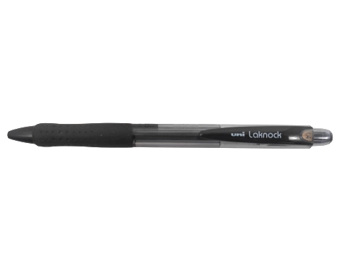 עט קריסטל כדורי UNI Laknock 1.4 - שחור