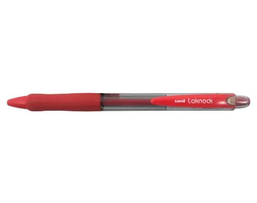 עט קריסטל כדורי UNI Laknock 1.4 - אדום