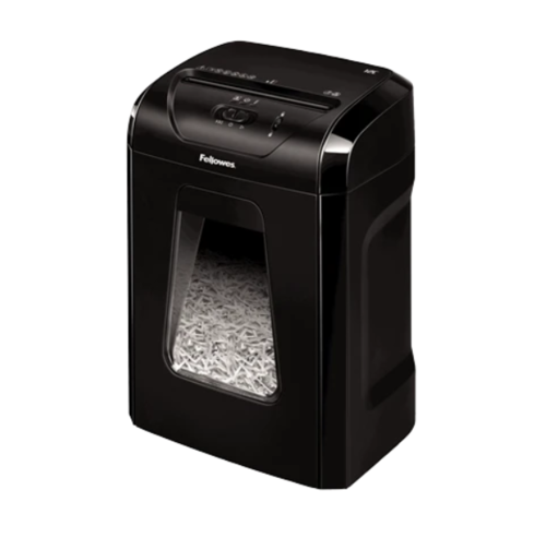 מגרסת מסמכים ביתית Fellowes 12C לגריסה בטוחה ומהירה