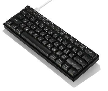 מקלדת גיימינג GK61 שחור