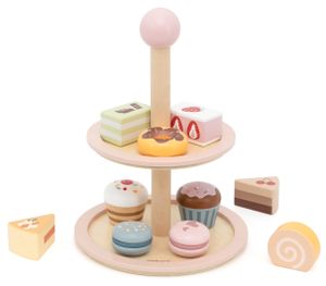 דוכן קינוחים / ממתקים מעץ 