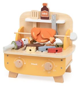 דוכן ברביקיו מעץ 22 חלקים