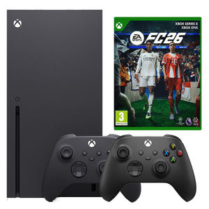 XBOX SERIES X 1TB כולל 2 שלטים והמשחק FC 26! - אחריות יבואן רשמי מיקרוסופט ישראל