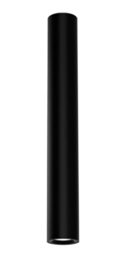 צילינדר צמוד תקרה BONDI 12W WW קוטר 4 ס"מ שחור semicom