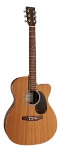גיטרה אקוסטית שמאלית מוגברת + נרתיק MARTIN OMC-X2EL Sapele/Ziricote HPL CUTAWAY