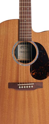 גיטרה אקוסטית שמאלית מוגברת + נרתיק MARTIN OMC-X2EL Sapele/Ziricote HPL CUTAWAY